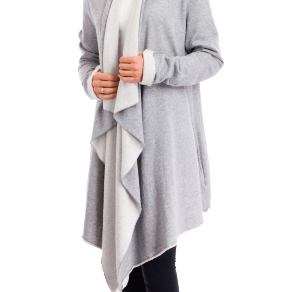 Hard tail cardigan